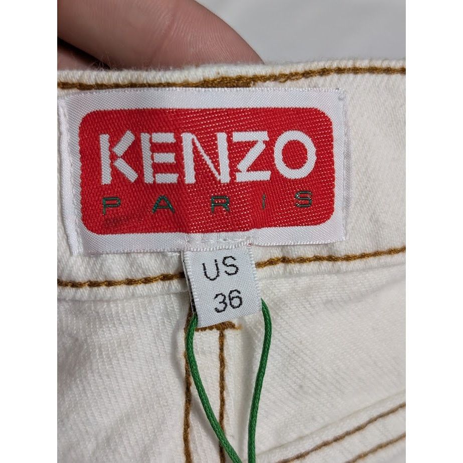 Kenzo o1rshd1 Denim Pant in White Size US 36 / EU 52 - 16 Thumbnail