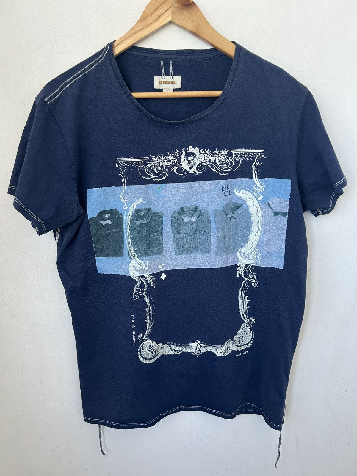 Diesel Diesel T-shirt #1402 Size US XL / EU 56 / 4 - 1 Thumbnail