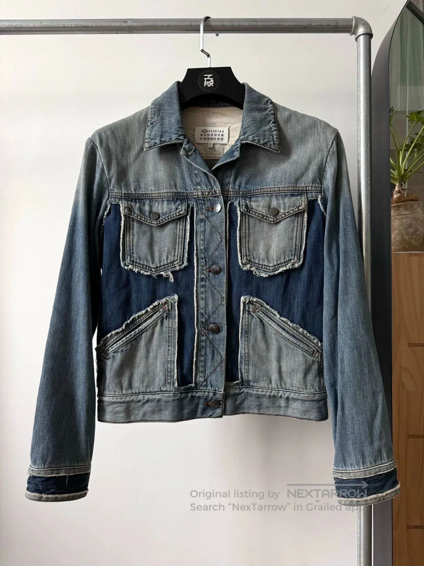 Maison Margiela Maison Margiela SS18 Distressed Denim Jacket. Size US XXS / EU 40 - 1 Thumbnail