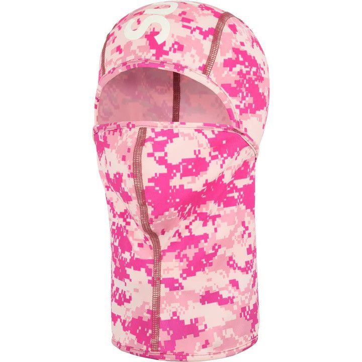 Supreme Supreme Digi Camo Balaclava Heat Reactive Brown Pink Size ONE SIZE - 3 Thumbnail