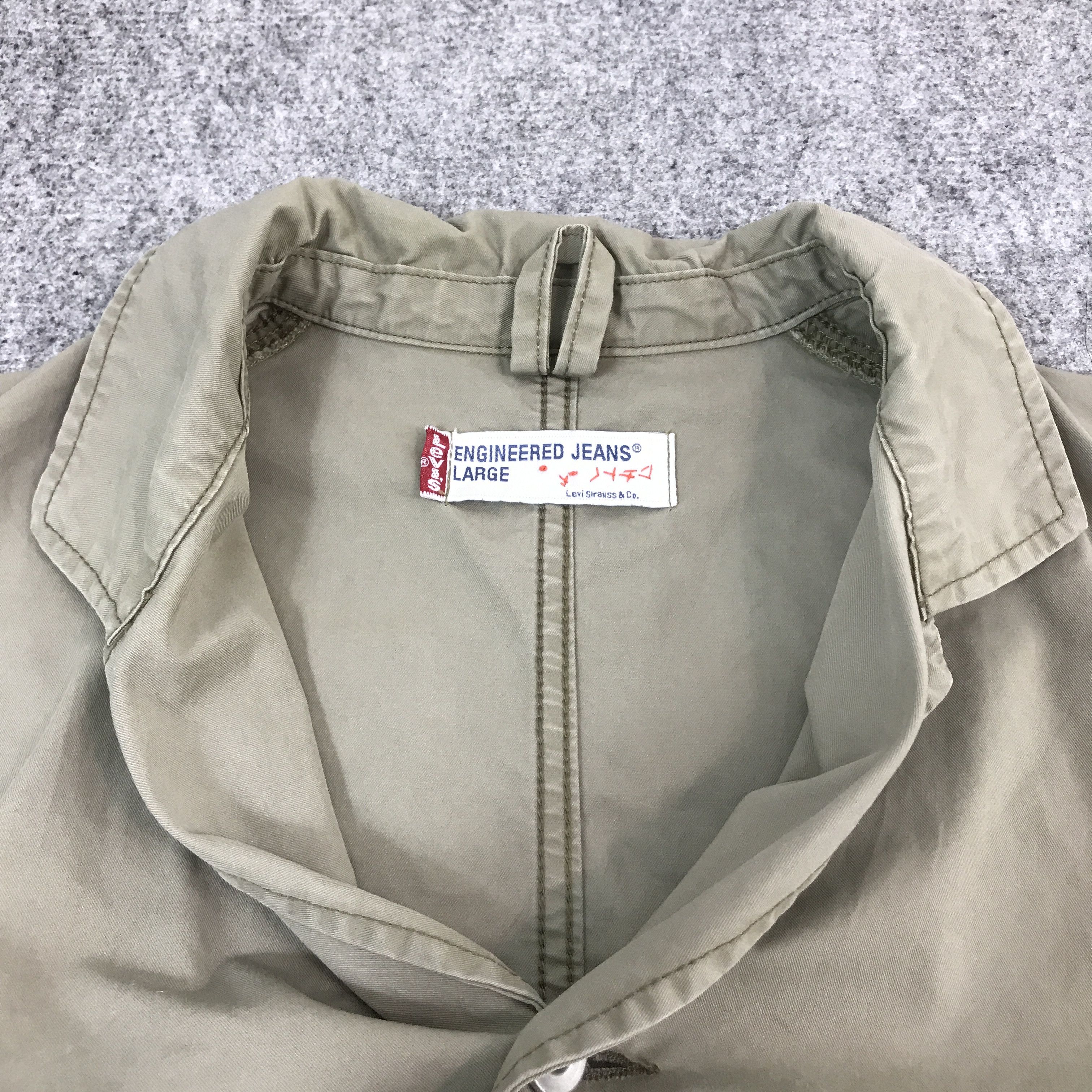 Levi's Vintage Clothing LEVIS ENGINEERED JEANS BUTTON SINGLE POCKET JACKET Size US L / EU 52-54 / 3 - 7 Thumbnail