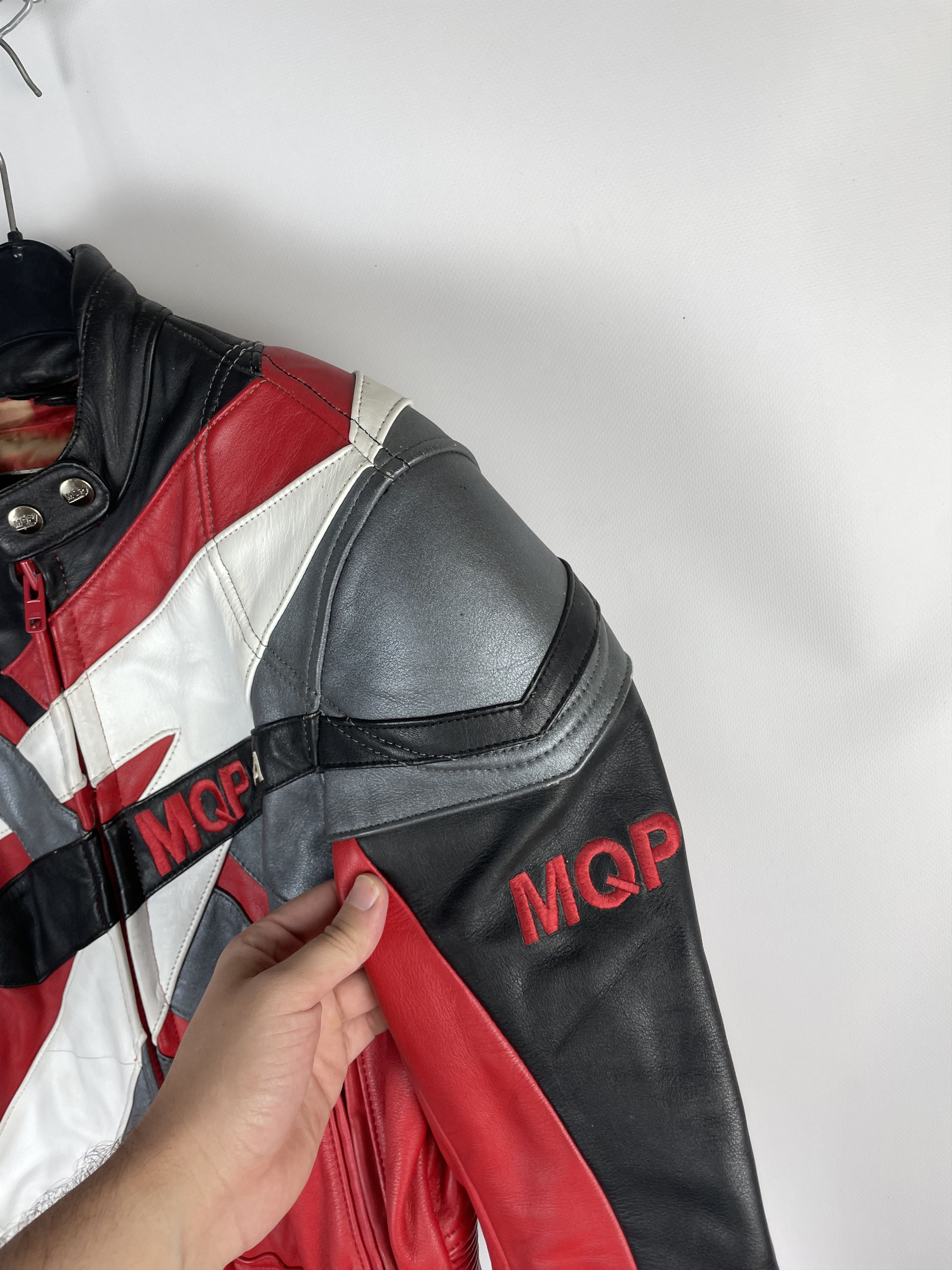Other MQP Racing Moto Leather Jacket Vintage Size US S / EU 44-46 / 1 - 6 Thumbnail