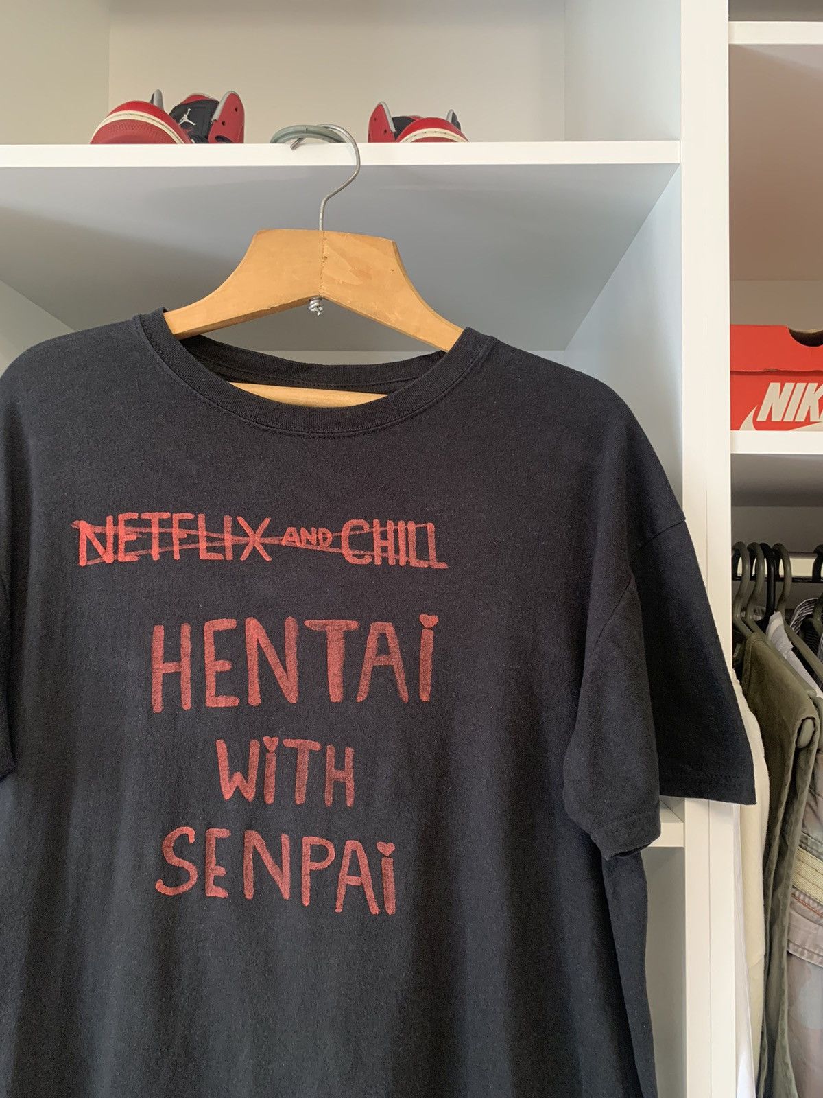 Other Netflix And Chill - Hentai With Senpai Woman’s T-shirt Size XL / US 12-14 / IT 48-50 - 17 Thumbnail