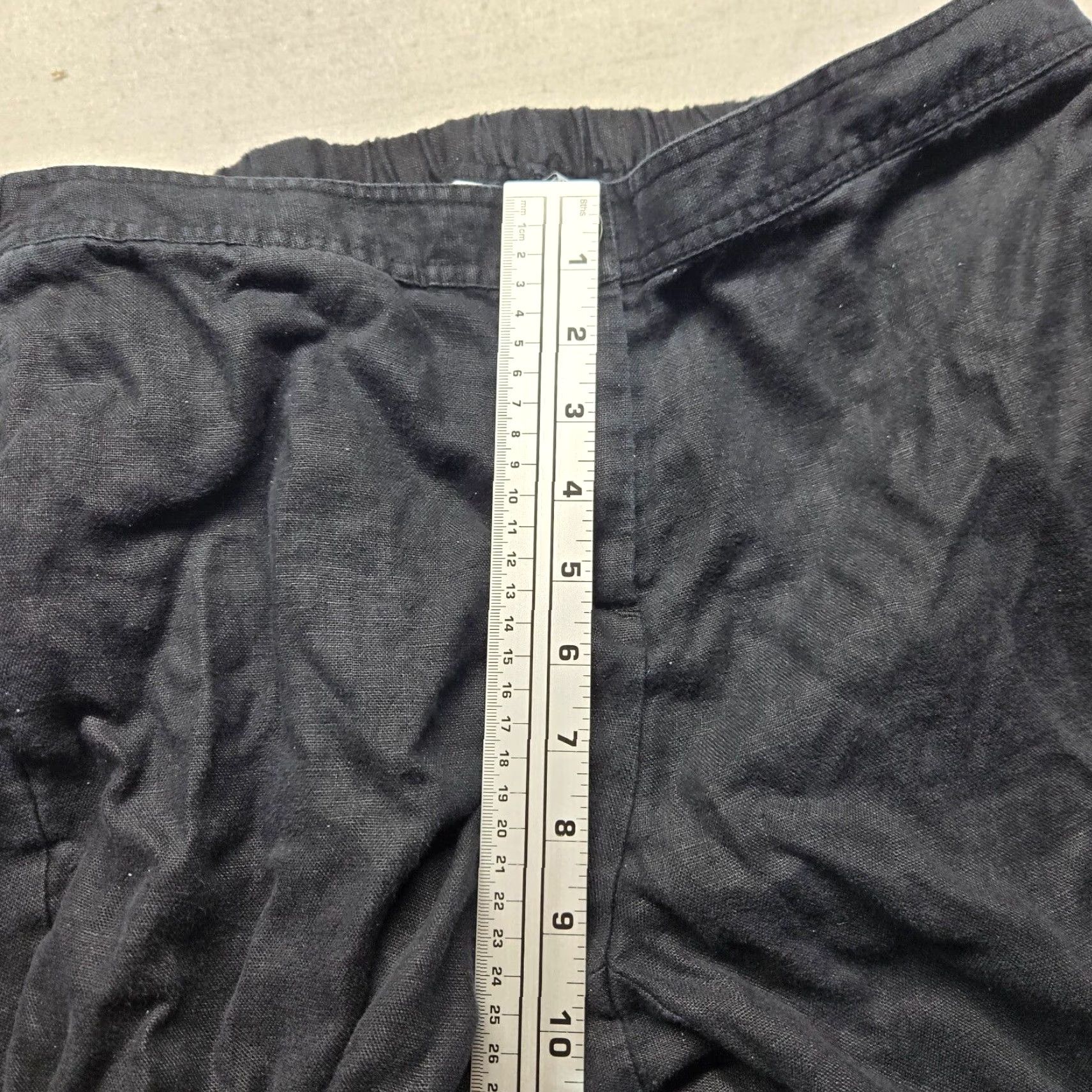Vintage Kim Rogers Women's Mid-Rise Bootcut Pants Solid Black Rayon Blend Adult 8 Size 30" / US 8 / IT 44 - 5 Thumbnail