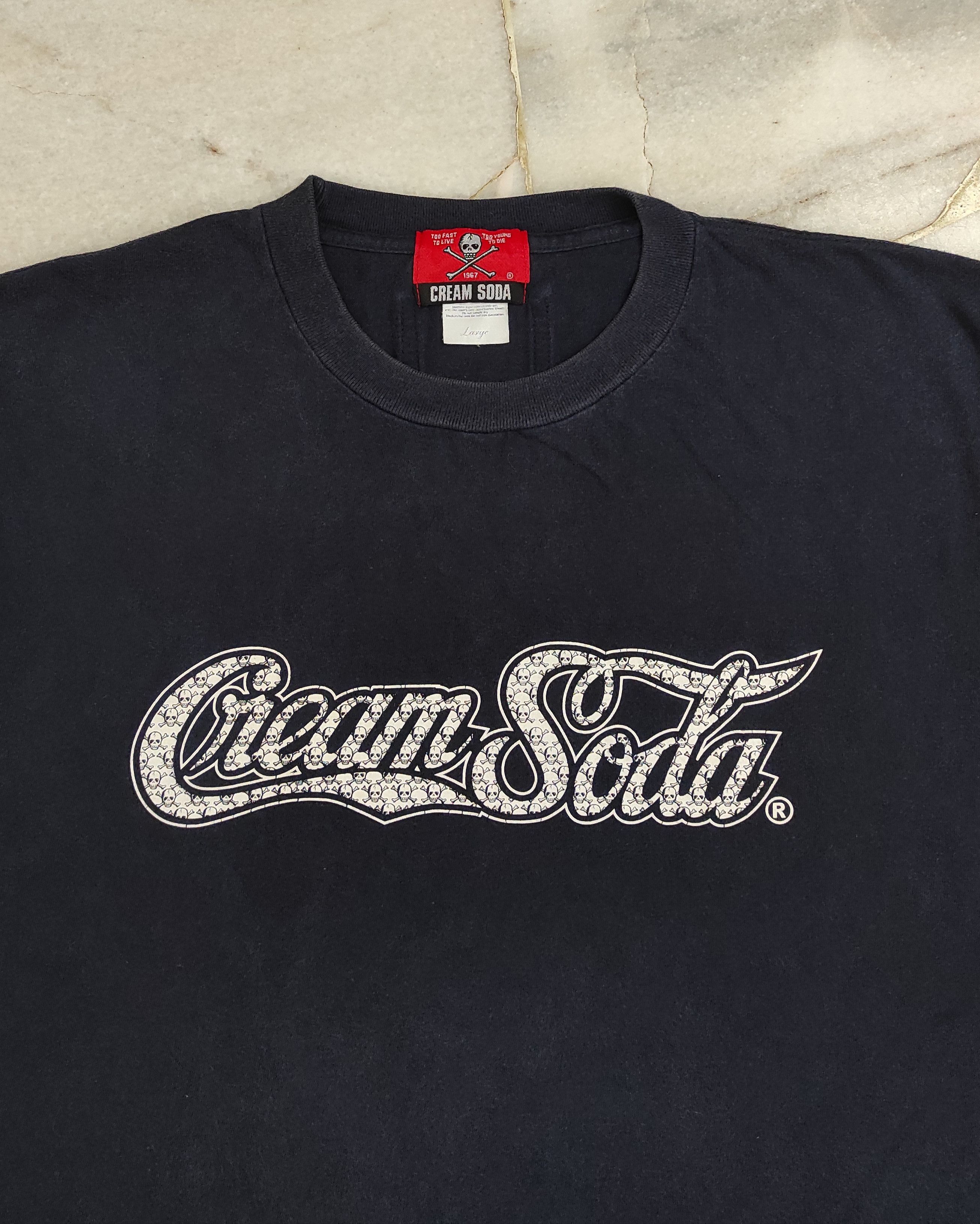 Japanese Brand Ss2007 CREAM SODA ANNIVERSARY TEE Size US L / EU 52-54 / 3 - 10 Thumbnail