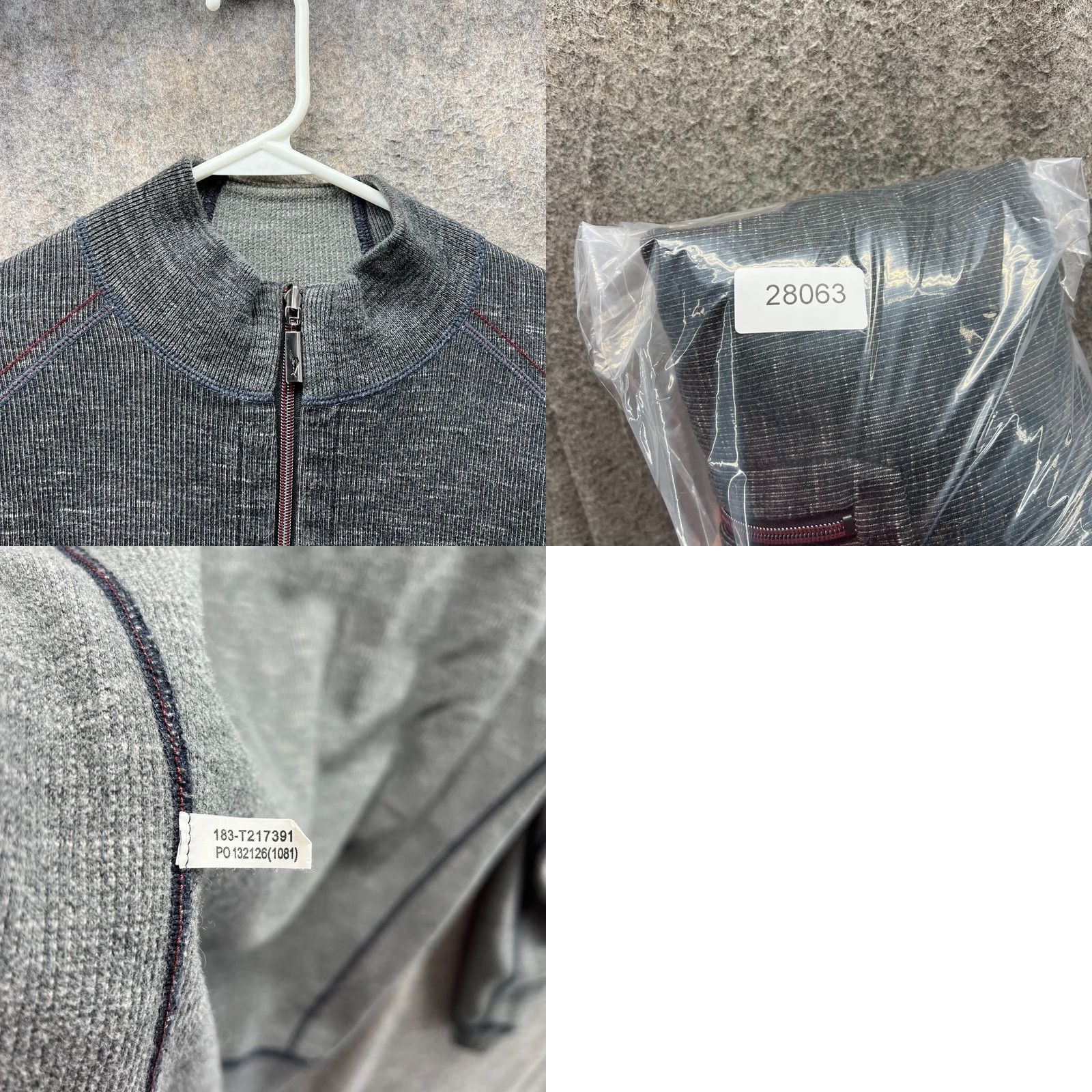 Tommy Bahama VINTAGE Tommy Bahama Sweater Mens XL Grey Pullover 1/4 Zip Reversible Fleece Jacket Polo Style Size US XL / EU 56 / 4 - 9 Thumbnail