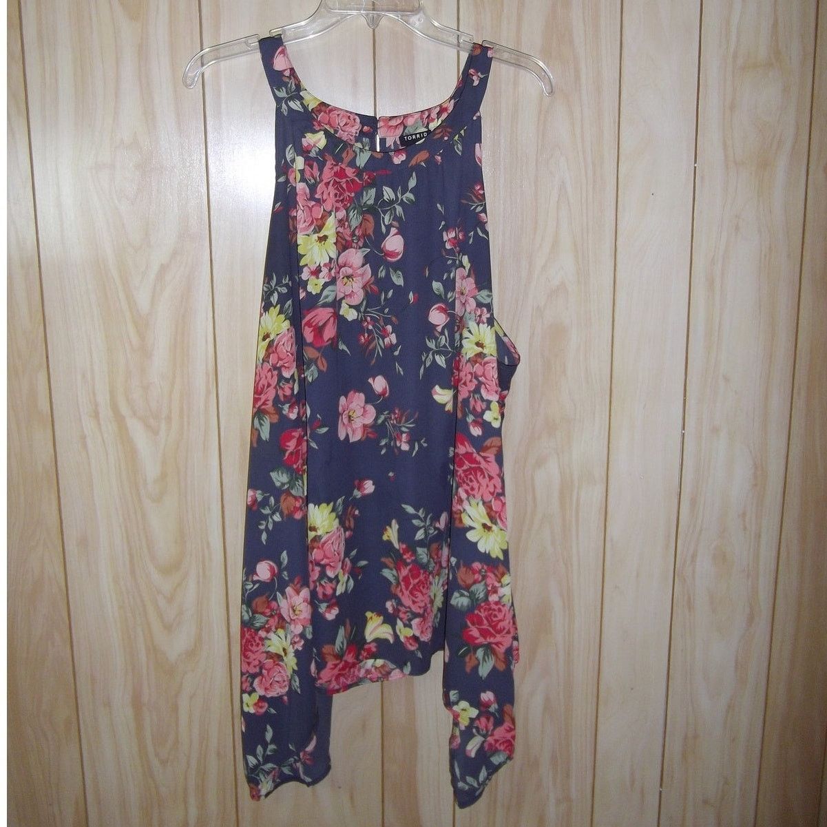 Other Torrid Floral Scoop Neck Cold Shoulder Long Sleeve Blouse 4X Size 4XL / US 24-26 - 1 Thumbnail