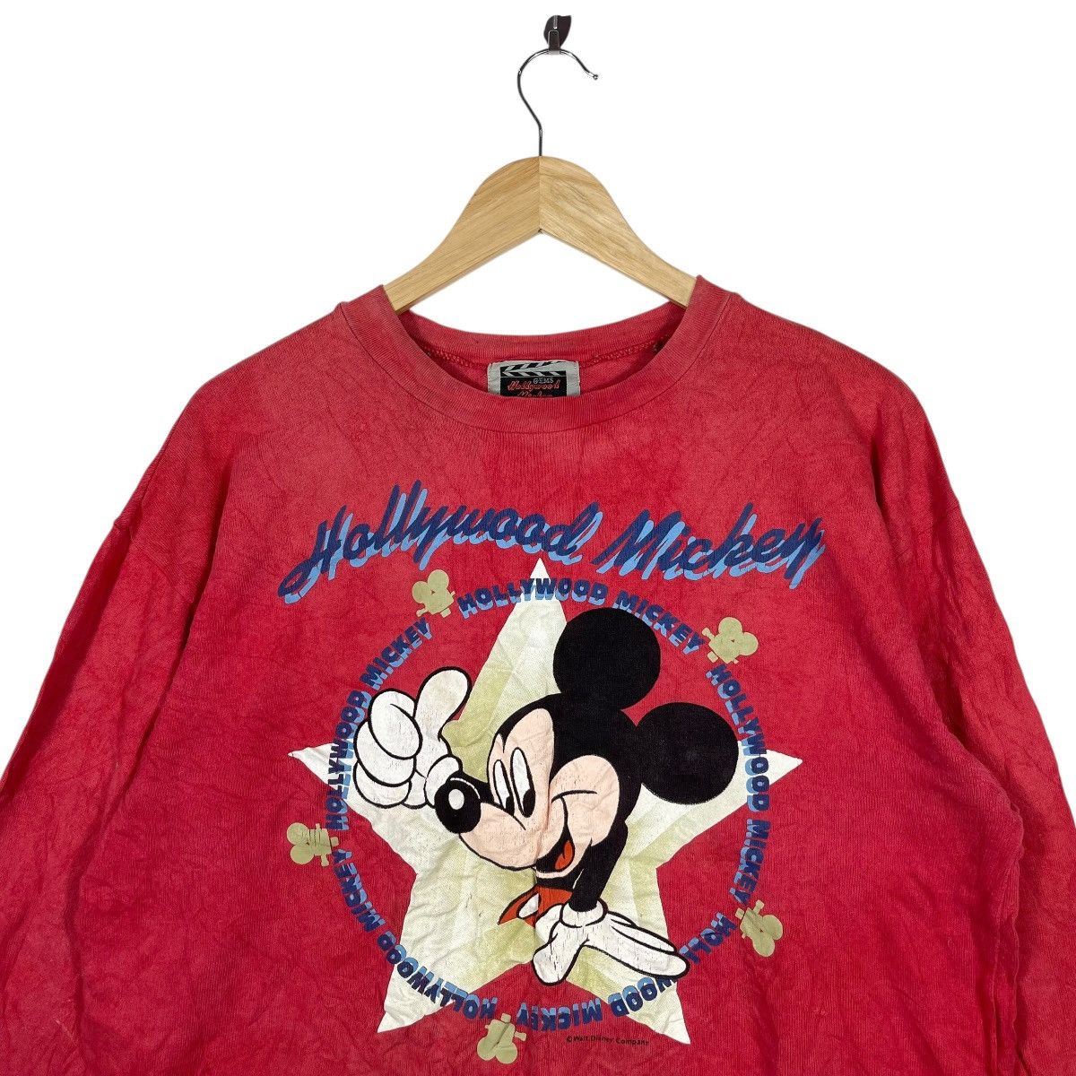 Disney HOLLYWOOD MICKEY DISNEY GRAPHIC SWEATSHIRT VINTAGE Size US L / EU 52-54 / 3 - 2 Thumbnail