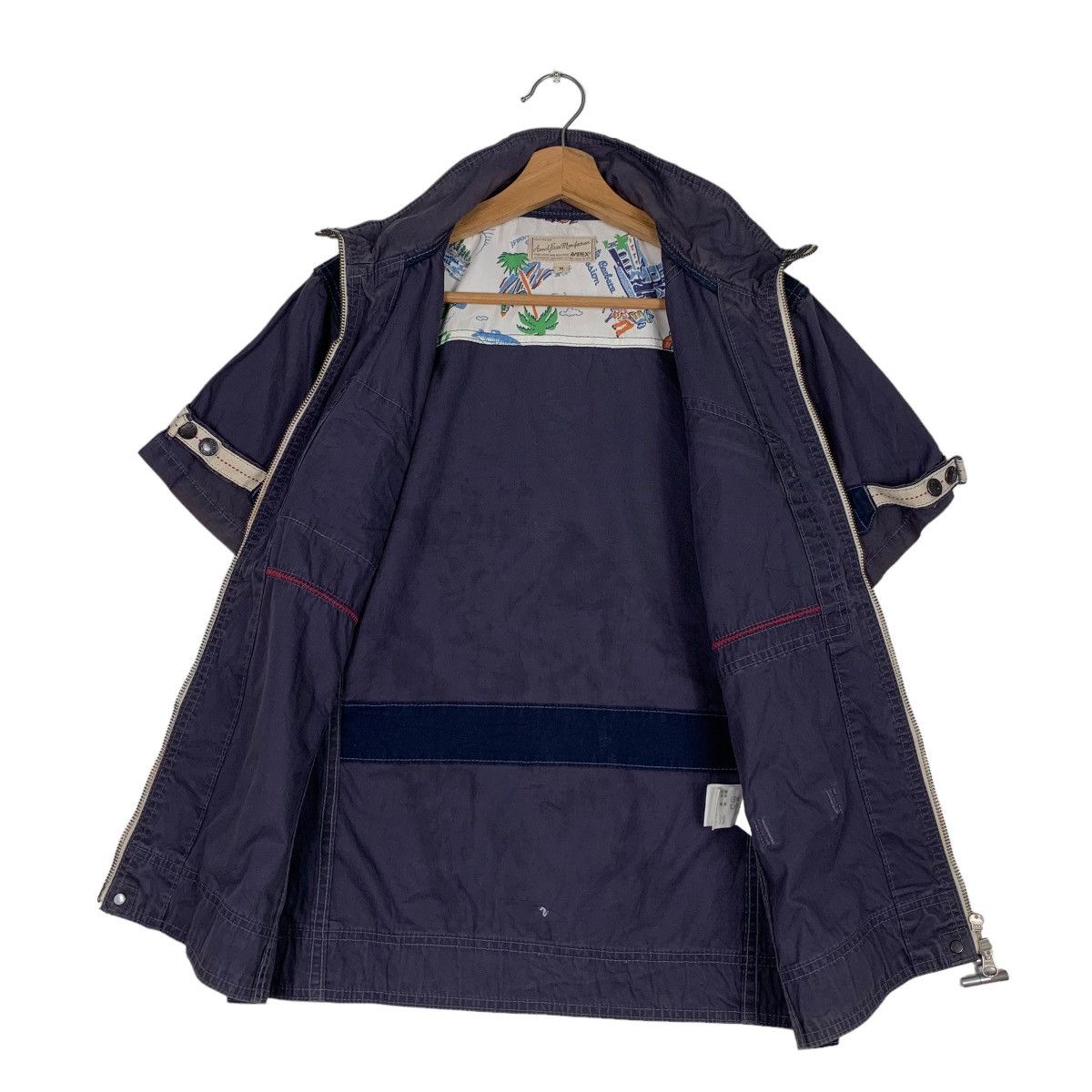 Avirex AVIREX Sailing on the Sea Short Sleeve Jacket #0631-C29 Size US M / EU 48-50 / 2 - 11 Thumbnail