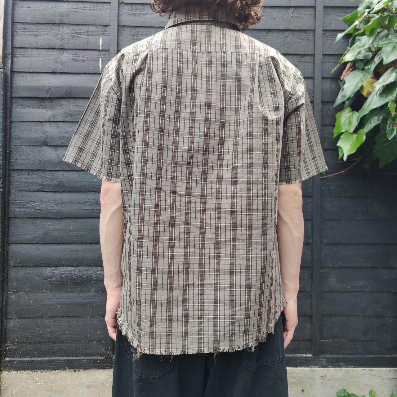 Other Japanese Khaki Distressed Chequered Shirt Size US M / EU 48-50 / 2 - 5 Thumbnail