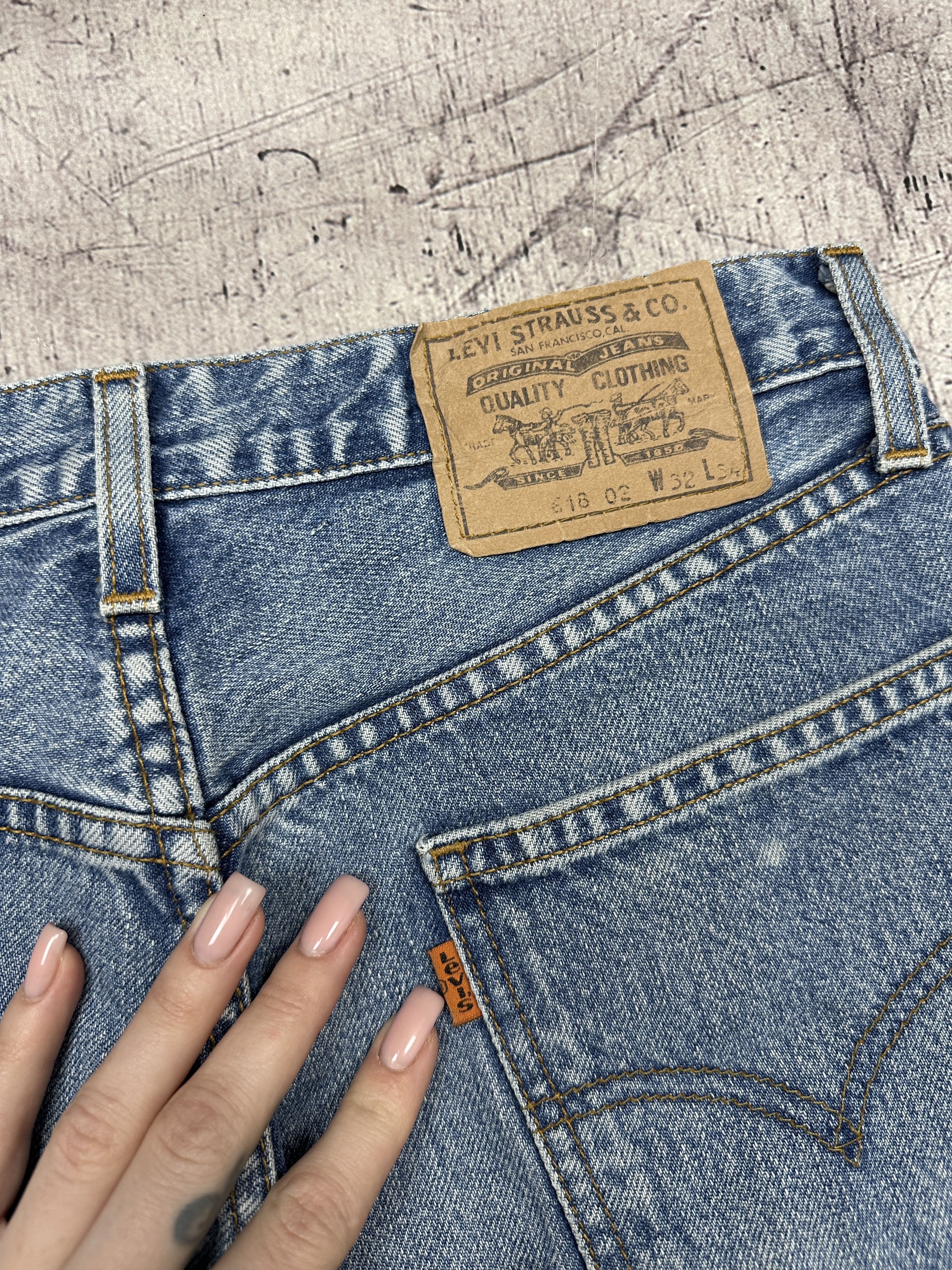 Levi's Levi's 618 90s Vintage Mens Denim Pants Orange Tab Jeans Size US 32 / EU 48 - 3 Thumbnail