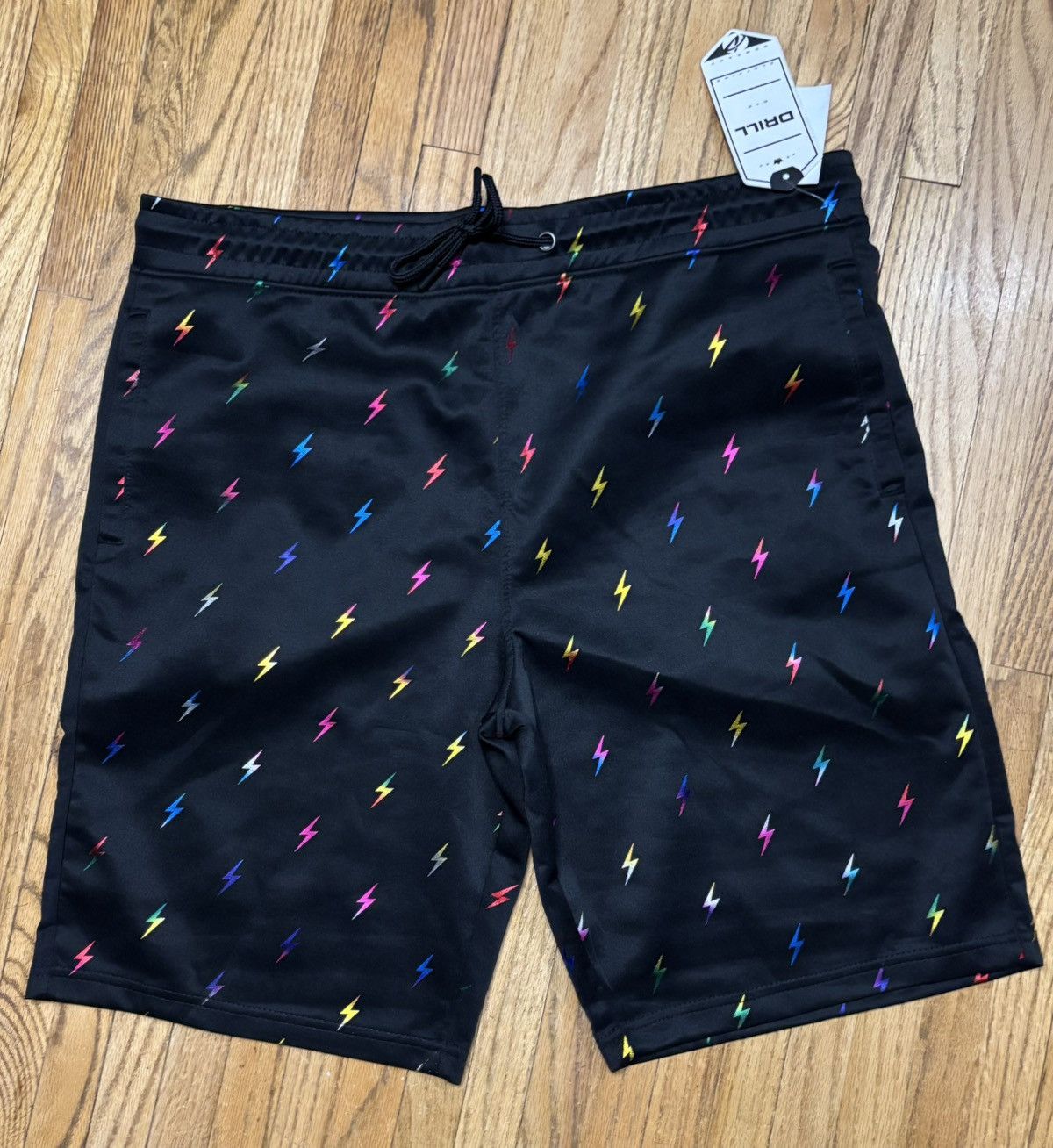 Other Drill Black Bolt Board Shorts Size US 32 / EU 48 - 1 Thumbnail