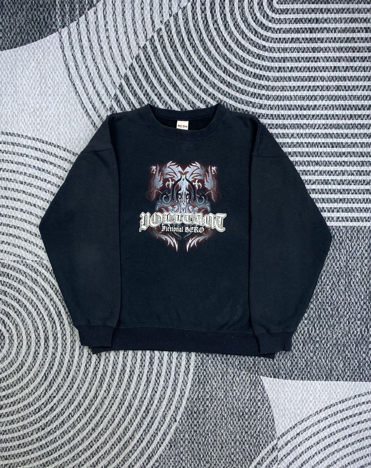 Affliction Hill Crop Affliction Style Printed Logo Crew Neck Sweatshirt Size US L / EU 52-54 / 3 - 1 Thumbnail