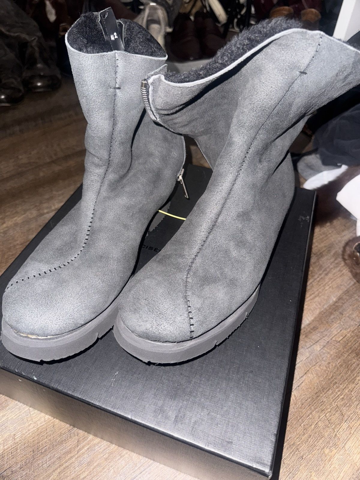 10sei0otto Sidezip creeper boots (like rick owens) Size US 9.5 / EU 42-43 - 6 Thumbnail