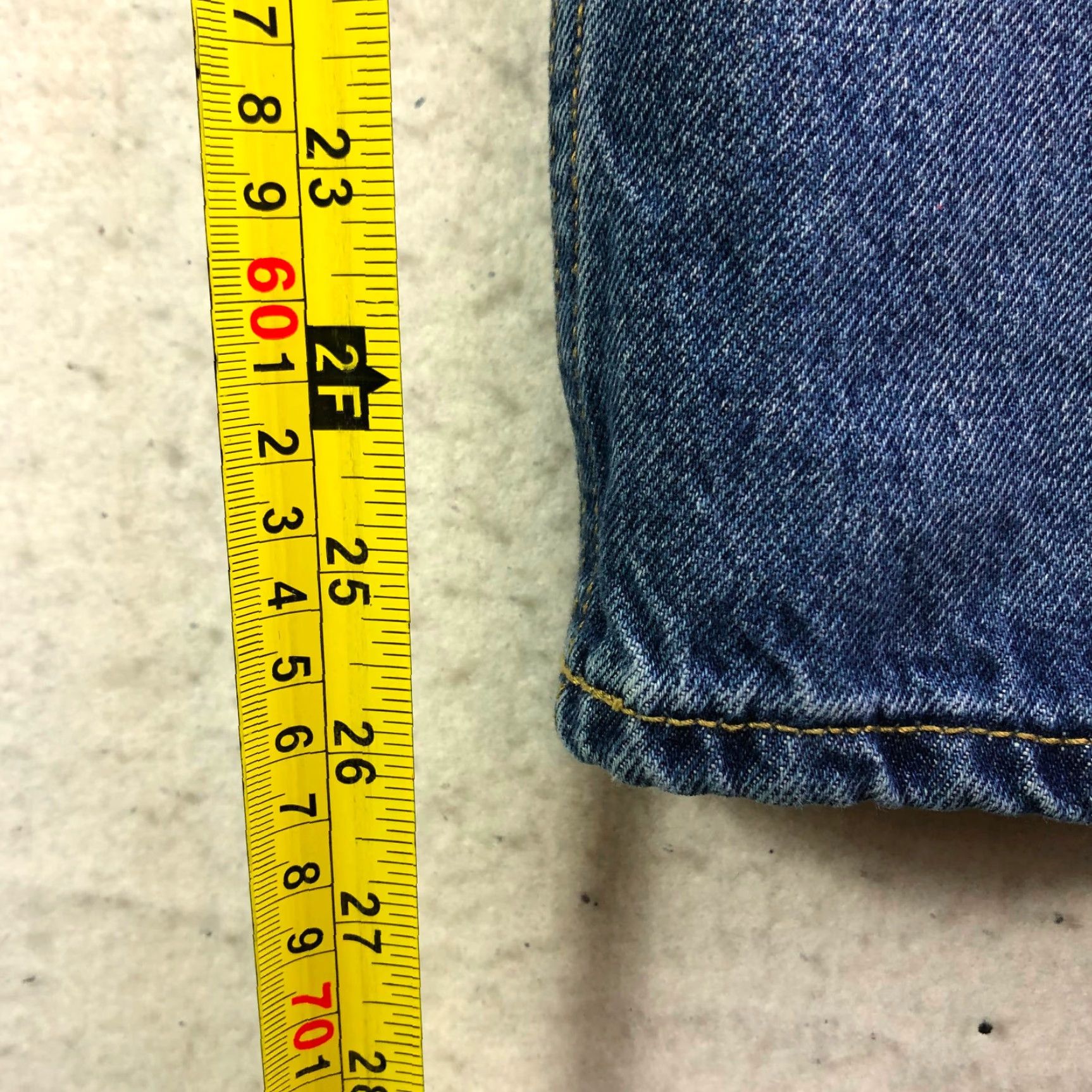 Vintage Goodfellow Relaxed Mid Rise Straight Leg Mens Size 40x30 Blue Denim Jeans Size US 40 / EU 56 - 3 Thumbnail