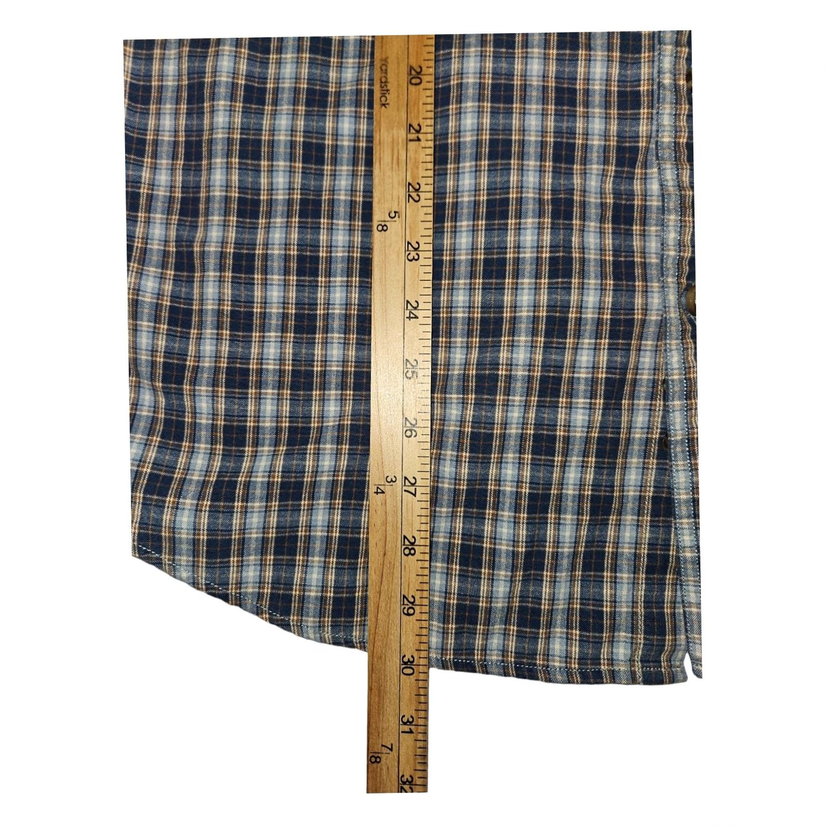 Carhartt Carhartt Shirt Large Blue Plaid Button Down Long Sleeve Casual Pockets Men's Size US L / EU 52-54 / 3 - 4 Thumbnail