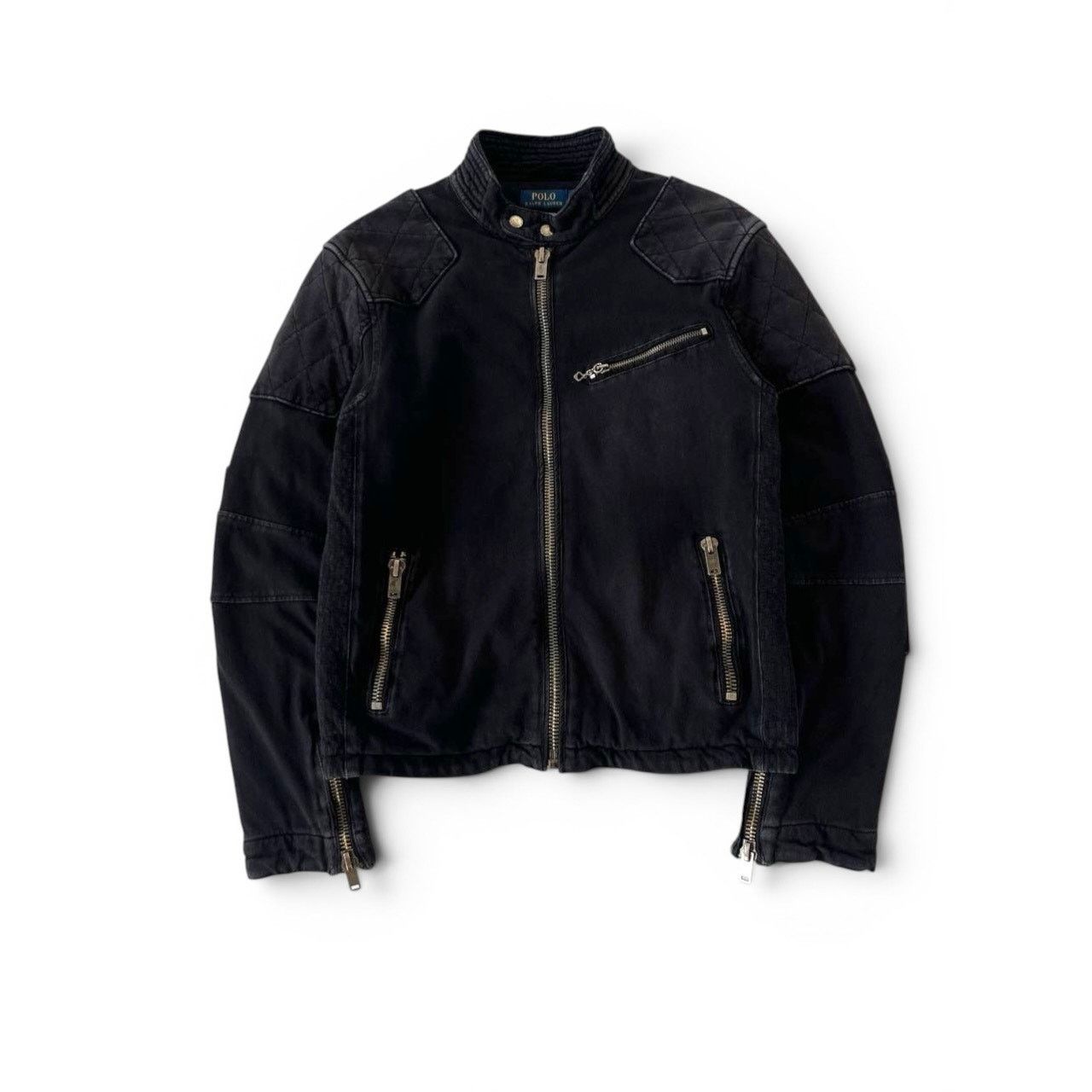 Ralph Lauren Polo Ralph Lauren Distressed Moto Jacket Size US M / EU 48-50 / 2 - 1 Thumbnail
