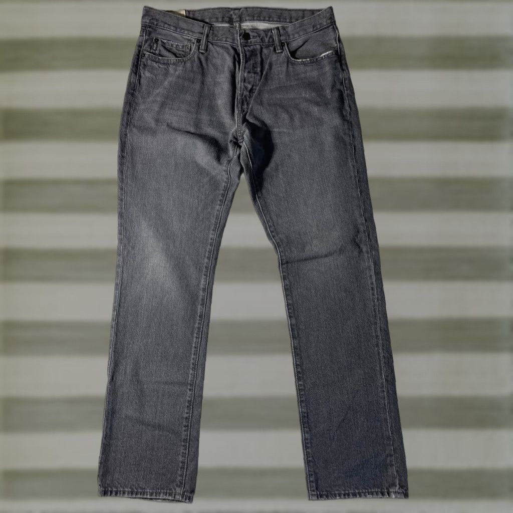 Abercrombie & Fitch VINTAGE Abercrombie & Fitch Jeans Men Gray 34x32 5-Pocket Denim 100% Cotton Straight Middle Rise Belt Loops Size US 34 / EU 50 - 1 Thumbnail