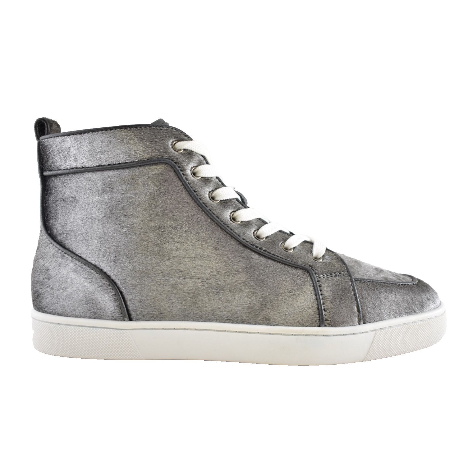 Christian Louboutin Christian Louboutin Mens Rantus Orlato Flat Silver Pony High Size US 11 / EU 44 - 1 Thumbnail