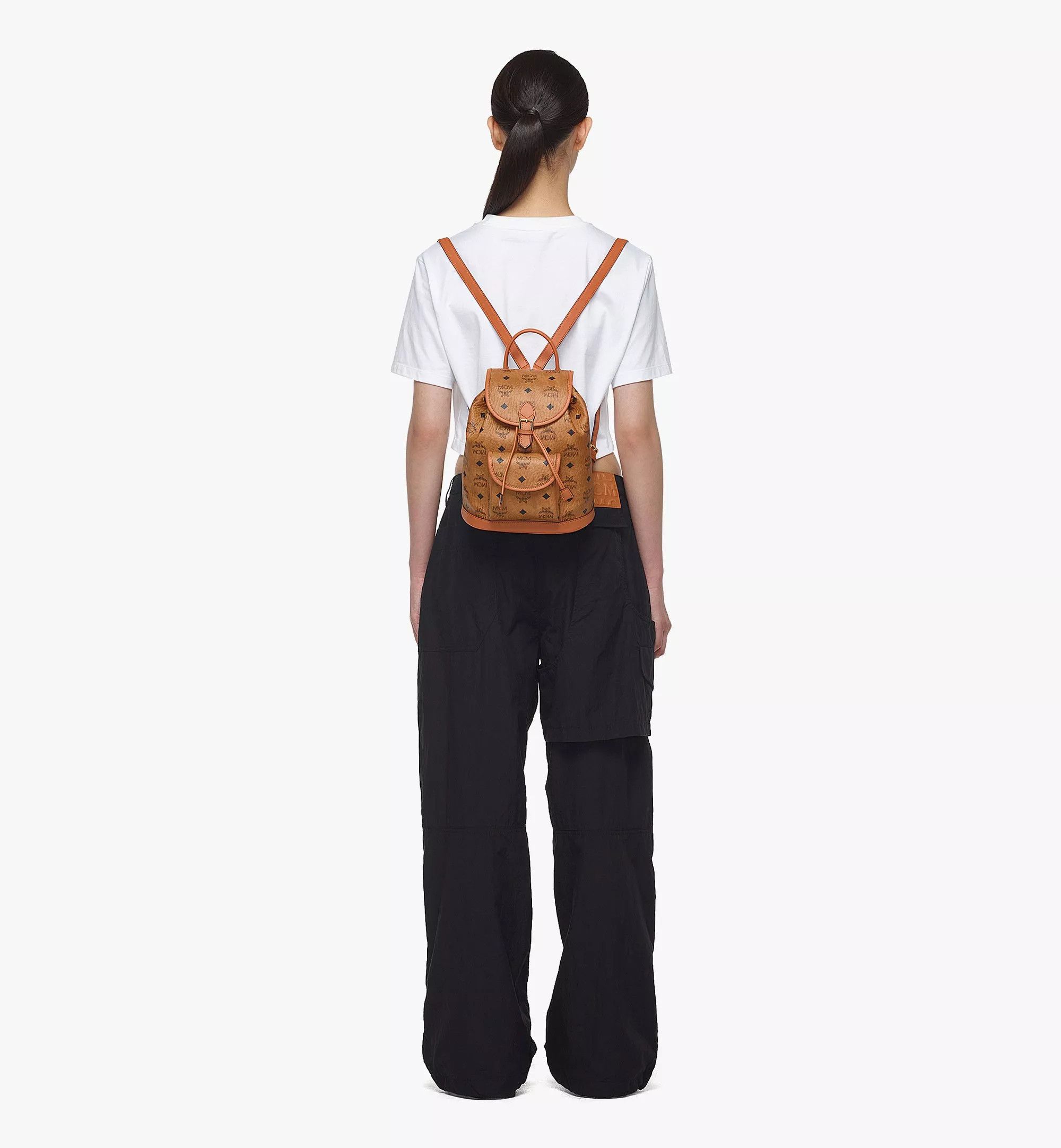 MCM o1mt1gz0725 Size: OS / Unisex Mini Backpack in Brown Size ONE SIZE - 7 Thumbnail