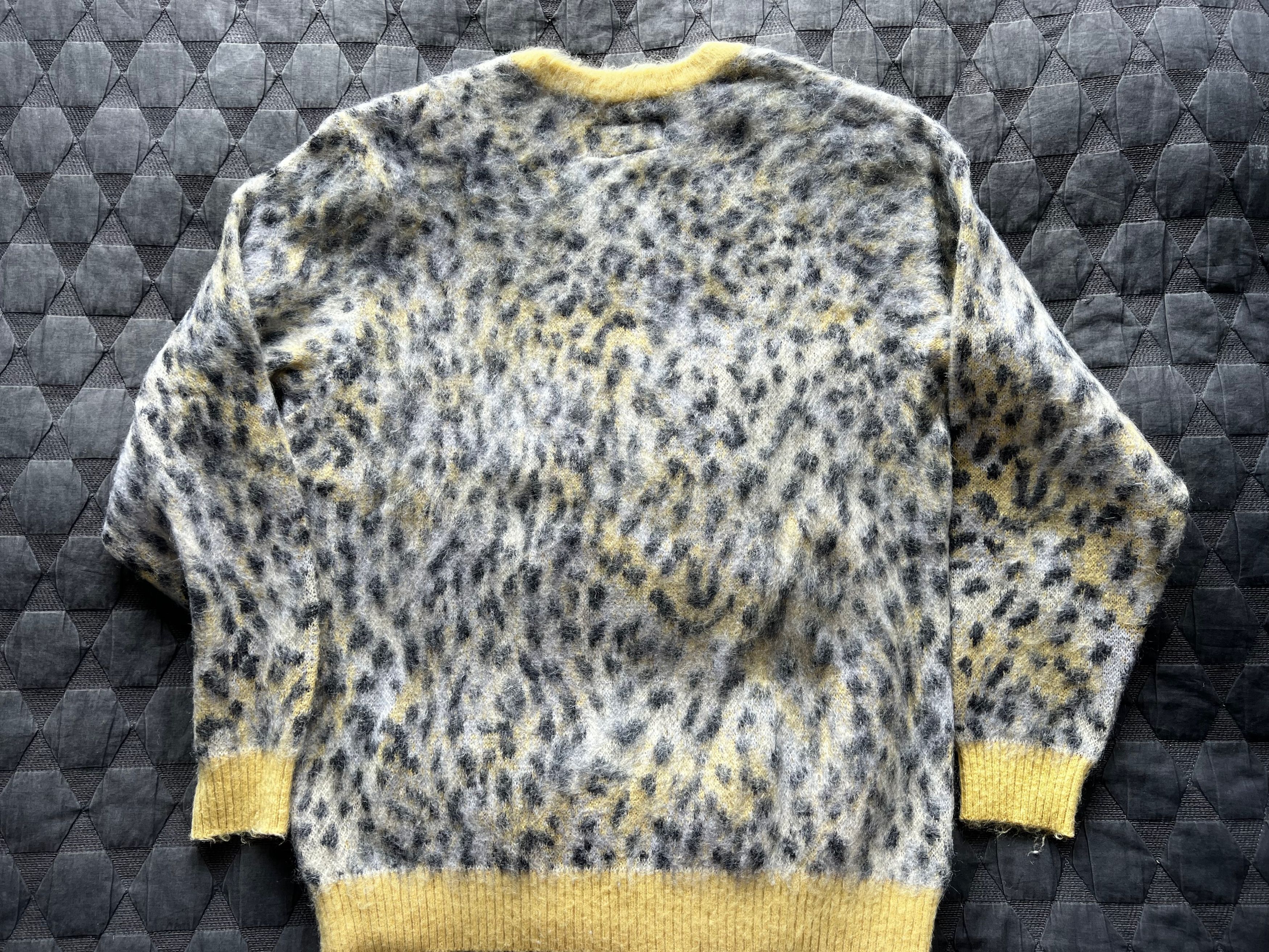 Wacko Maria Wacko Maria Leopard Print Mohair Sweater Size US L / EU 52-54 / 3 - 5 Thumbnail
