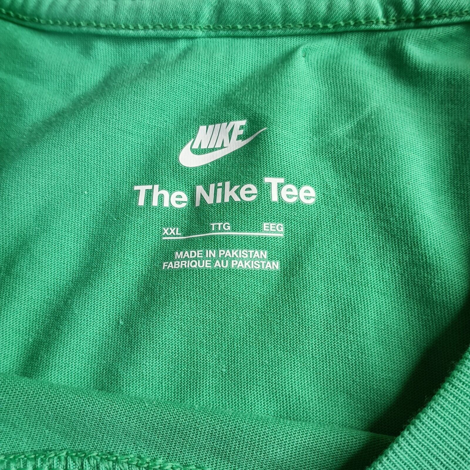 Nike Nike Air Sportswear T-shirt Men's 2XL Box Logo Green Size US XXL / EU 58 / 5 - 3 Thumbnail
