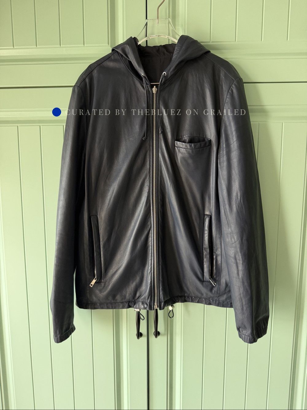 Prada Reversible Hooded Leather Jacket Size US M / EU 48-50 / 2 - 1 Thumbnail