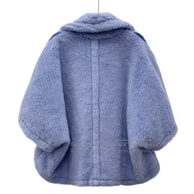 Max Mara Max Mara Beige Alpaca Wool Collar Double Breasted Cloak Wr Size M / US 6-8 / IT 42-44 - 2 Thumbnail