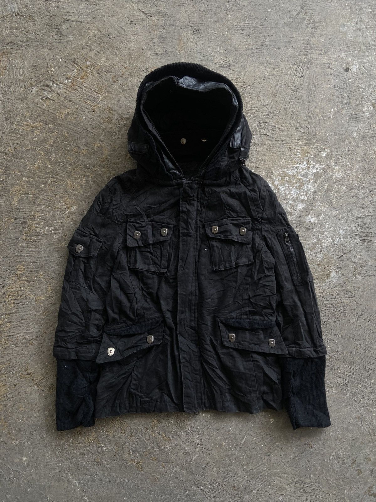 Le Grande Bleu (L.G.B.) 2000s Driving Roll - Cyber Apocalypse Lgb Style Bono Jacket Size US M / EU 48-50 / 2 - 4 Thumbnail