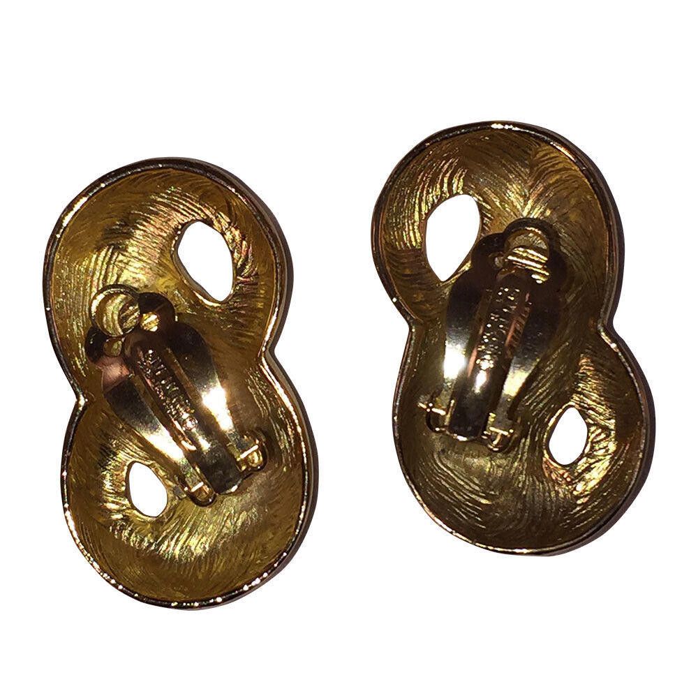 Designer Givenchy Exaggerated Figure Eight Earrings Size ONE SIZE - 3 Thumbnail