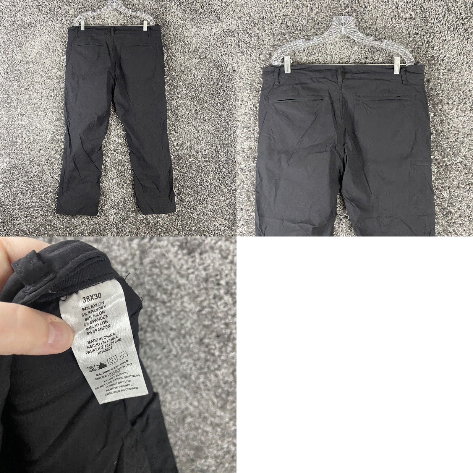 Vintage VINTAGE UB Tech Pants Men’s 38x29 Black Chino Regular Men’s 38 Black 90s/2000s style Size US 38 / EU 54 - 8 Thumbnail