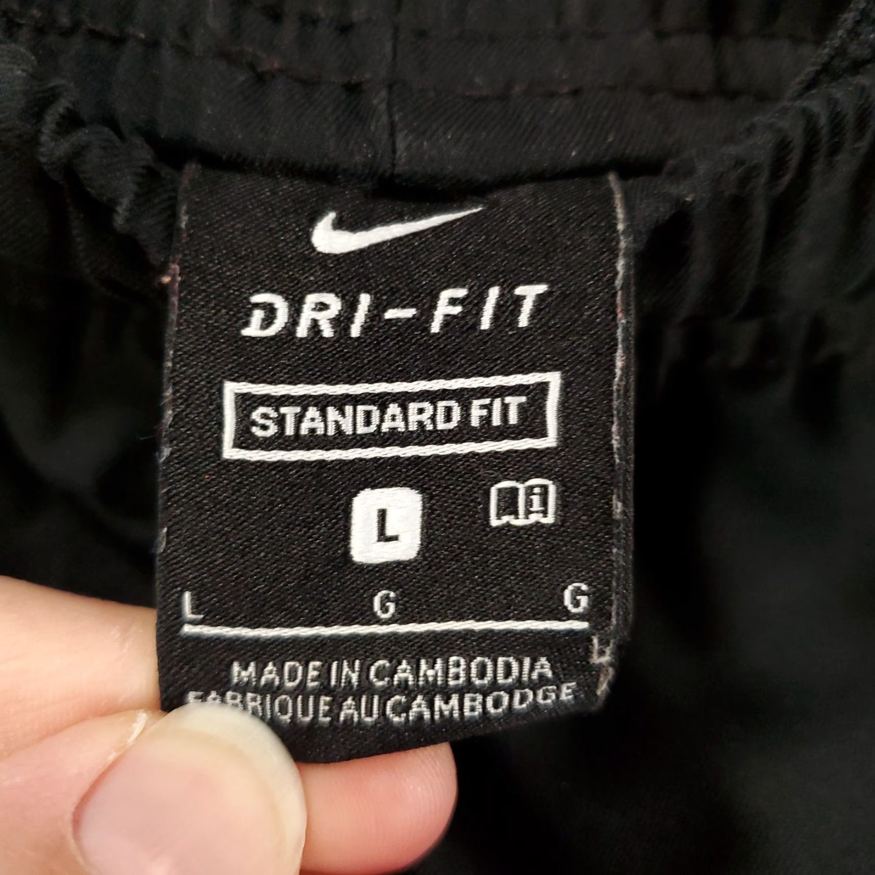 Nike Nike Dri-FIT Standard Fit Pants Mens Large Black Sweatpants Track Pants Regular Fit Athletic Sportswear Size US 33 - 6 Thumbnail