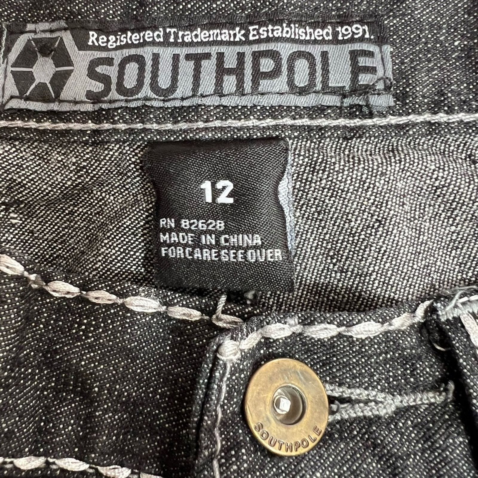 Southpole VTG Y2K Southpole Premium Baggy Denim Shorts 12 RARE 28x11 Size US 28 / EU 44 - 6 Thumbnail