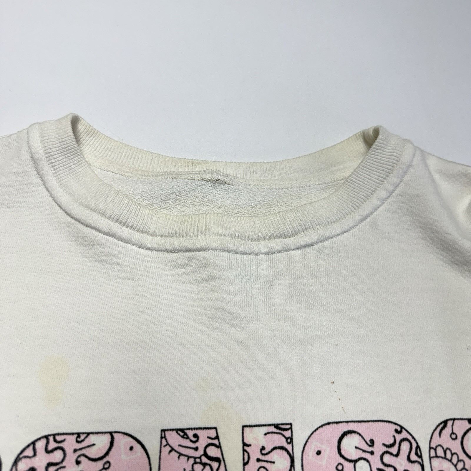 Vintage Vintage Bongo Jeans Sweatshirt Womens XL 26x25 White Crew Ne Size XL / US 12-14 / IT 48-50 - 3 Thumbnail