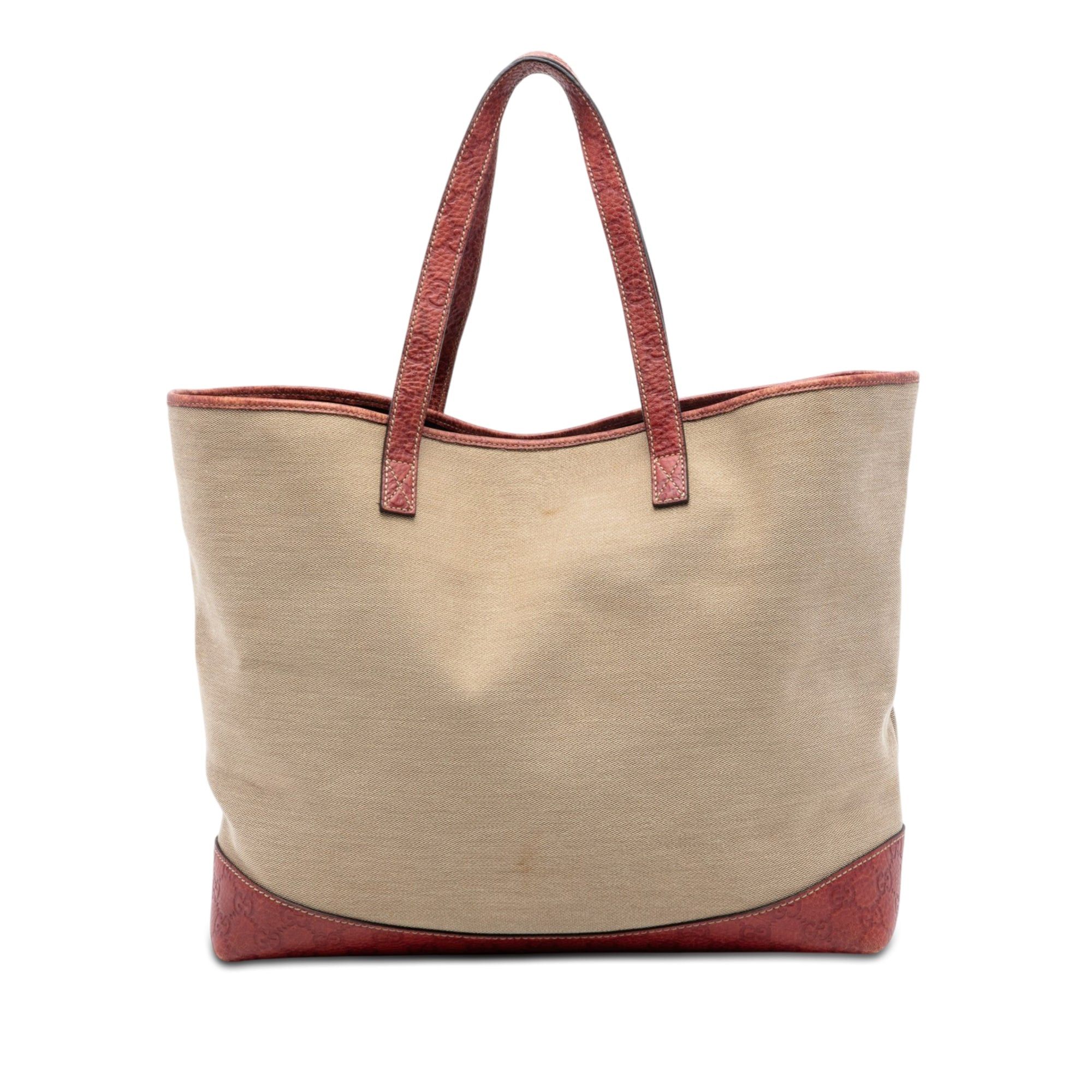 Gucci Guccissima Trimmed Canvas Tote Size ONE SIZE - 1 Thumbnail