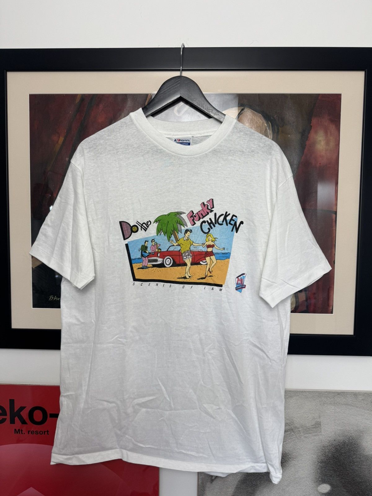 Vintage Vintage 80s Hanes Single Stitch L&M Cigarettes Promo Tee Size US XL / EU 56 / 4 - 1 Thumbnail