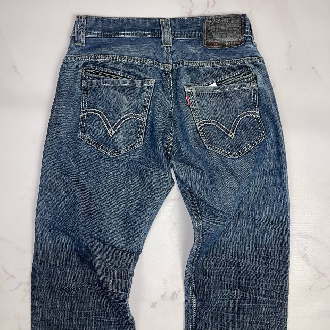 Levi's Vintage Clothing Levi`s vintage 514 baggy back pockets rare purple stitching Size US 29 - 12 Thumbnail