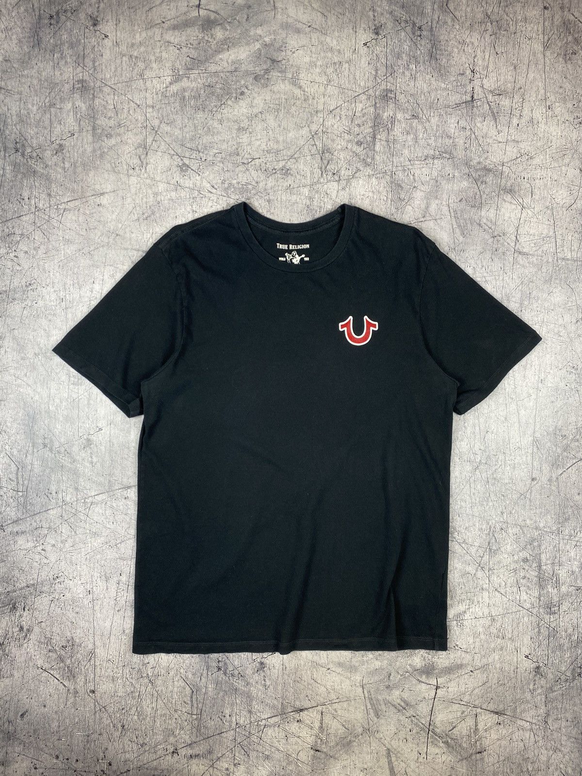 True Religion Vintage True Religion Big Logo Tee T Shirt Size L Size US L / EU 52-54 / 3 - 4 Thumbnail