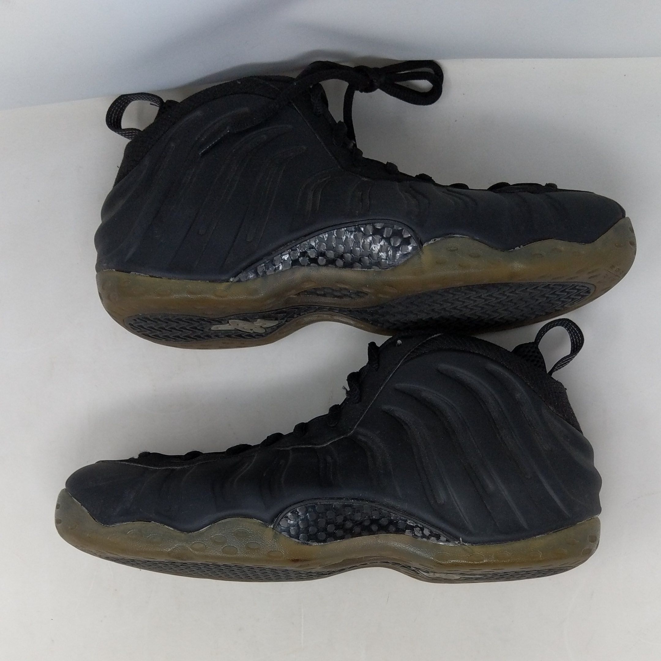 Shoe All Black Suede Foams Stealth Foams Black Nike Air Foamposite