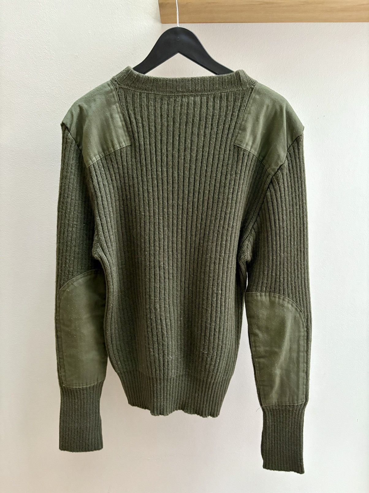 Vintage Mitt’s Nitts VTG 90s army green military wool sweater Size US S / EU 44-46 / 1 - 2 Thumbnail