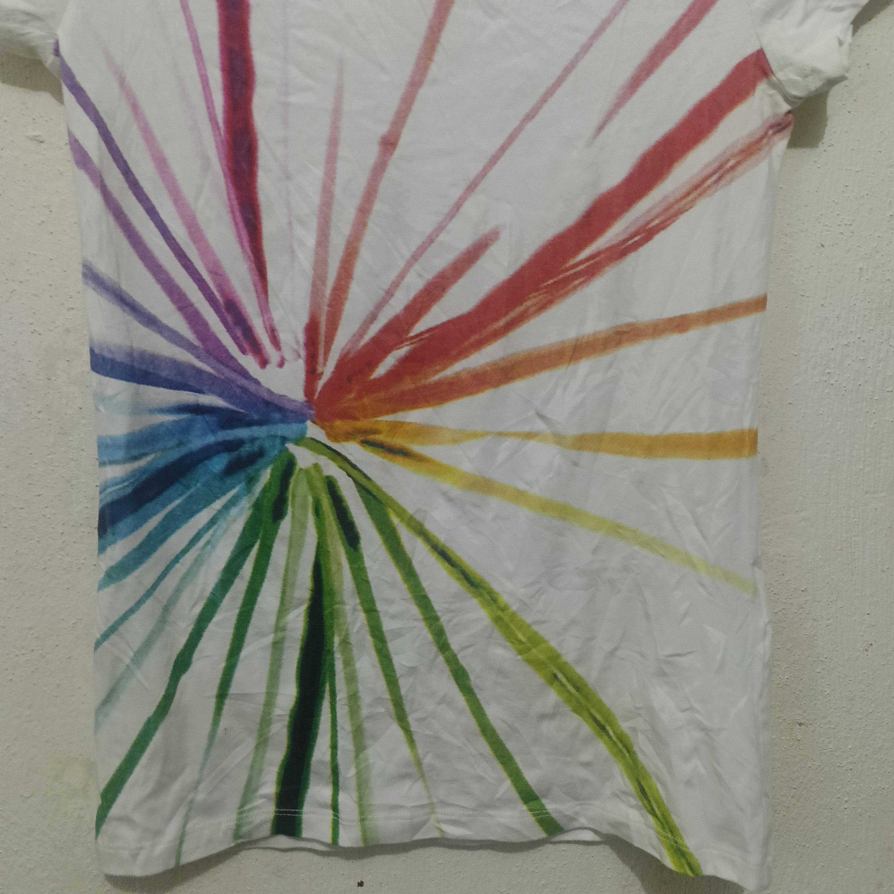 Jean Paul Gaultier Junior Gaultier Tie dye rainbow design stretch t shirt Size XS / US 0-2 / IT 36-38 - 2 Thumbnail