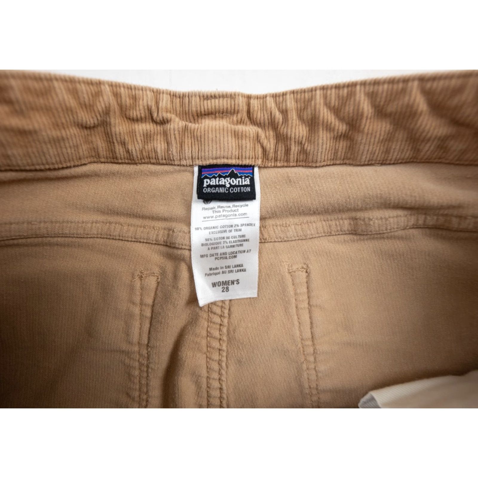 Patagonia Patagonia Pants Womens 28 Brown Corduroy Stretch Straight Ladies Outdoors Casual Size 28" / US 6 / IT 42 - 6 Thumbnail