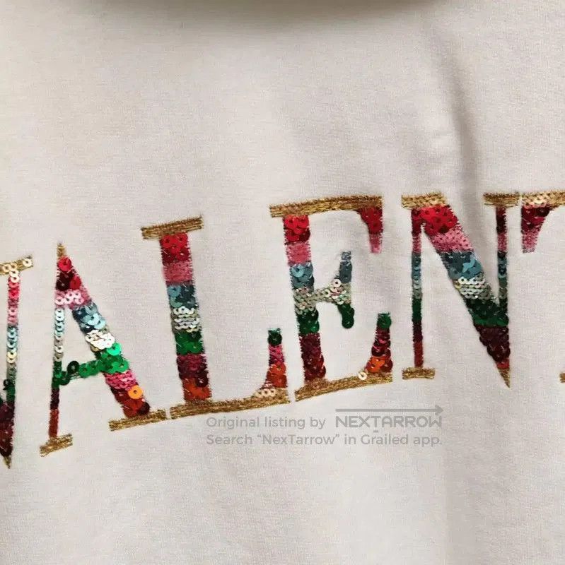 Other Valentino White Cotton Long Sleeve Crop Sweatshirt . Size XXS / US 00 / IT 34 - 6 Thumbnail