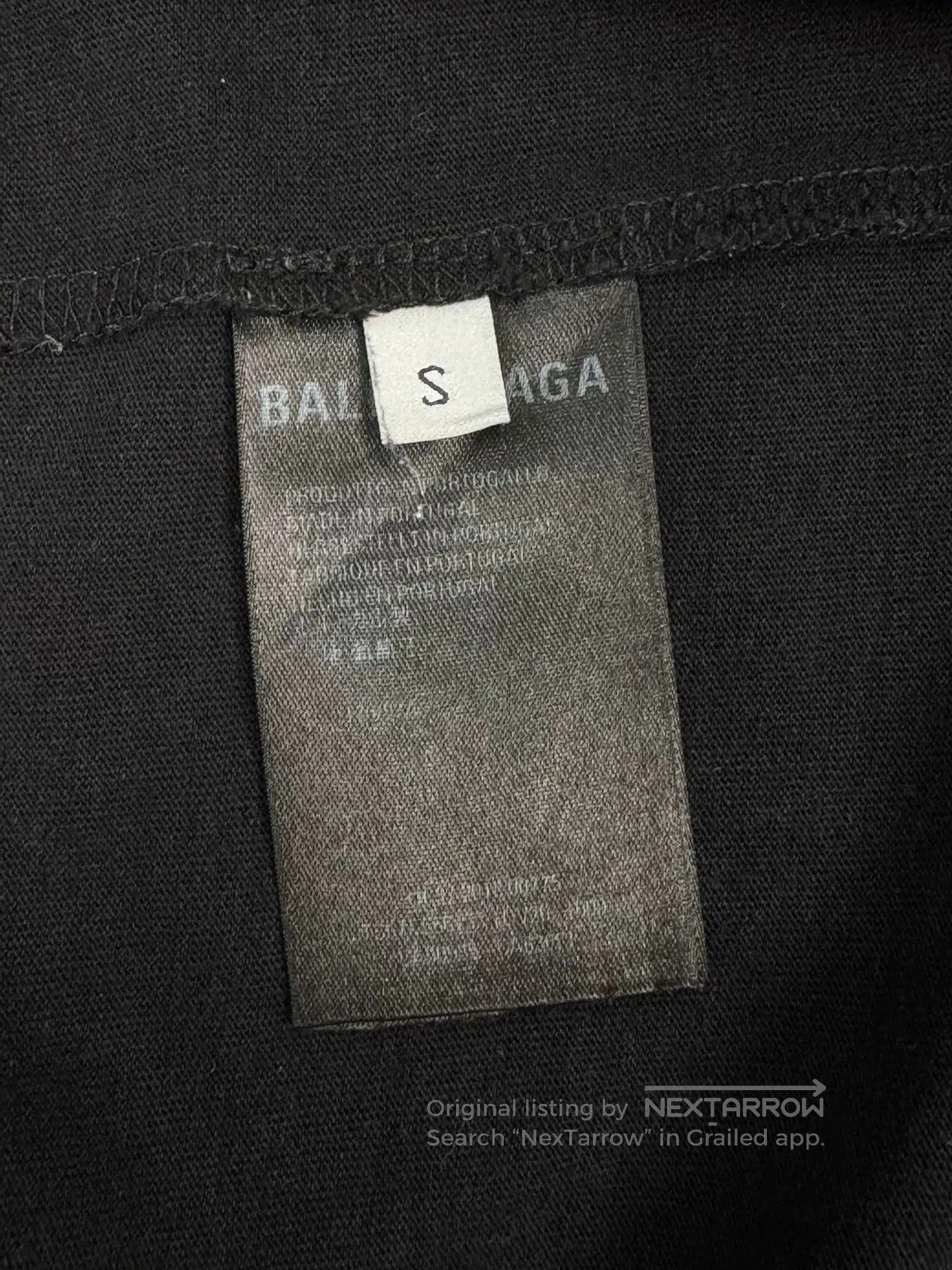 Balenciaga balenciaga short sleeve t-shirt with embroidery. Size US S / EU 44-46 / 1 - 8 Thumbnail