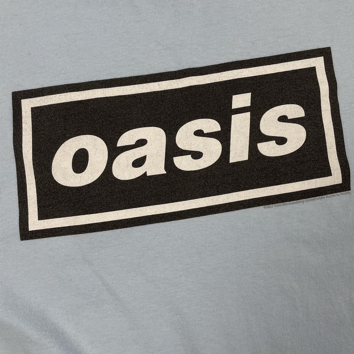 Band Tees Oasis Rock Band Box Logo Y2K T Shirt Size US XL / EU 56 / 4 - 6 Thumbnail