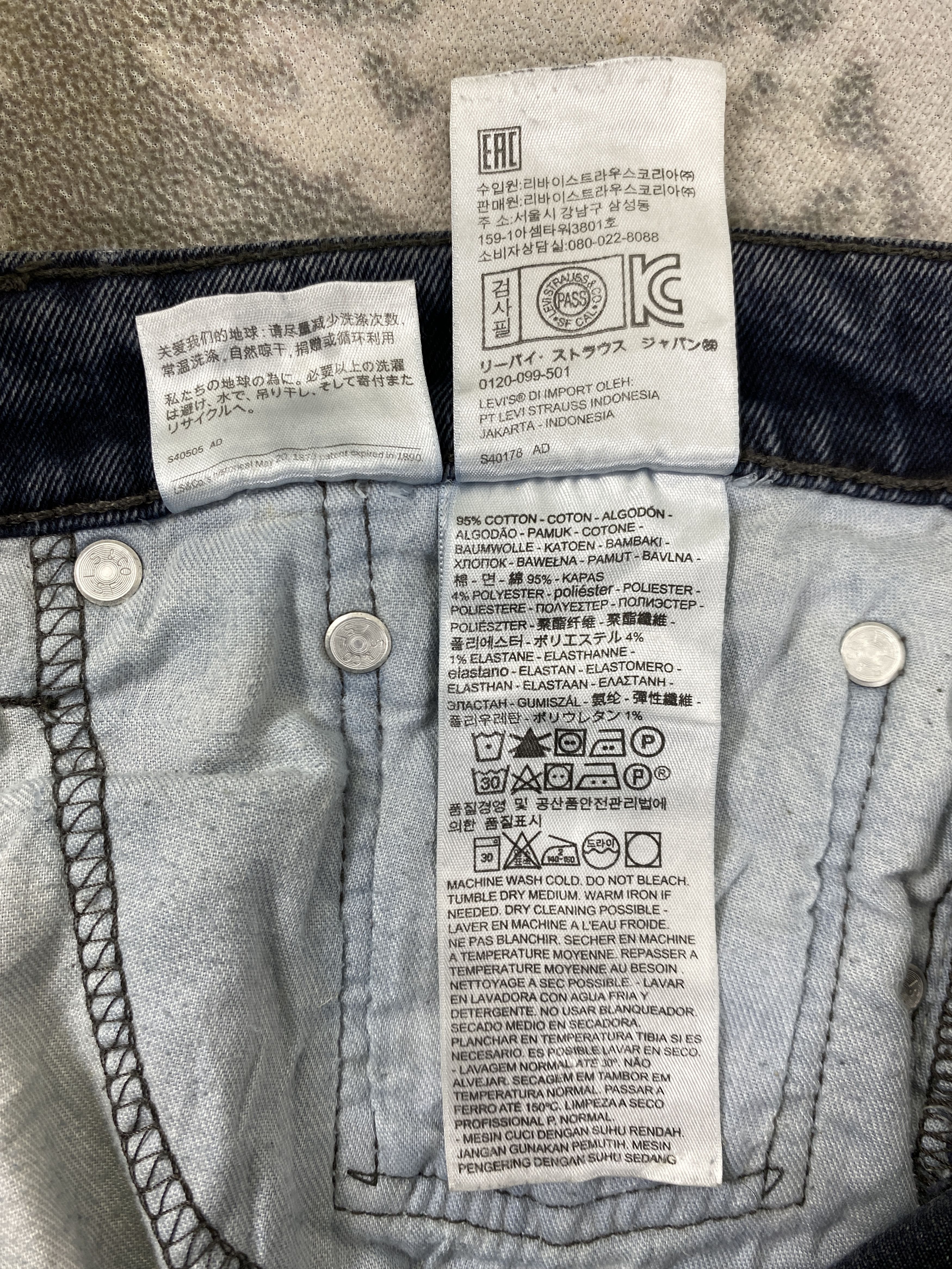 Levi's Dark Blue Vintage Levi's 511 Jeans 33x32 Denim -JN2134 Size US 33 - 10 Thumbnail