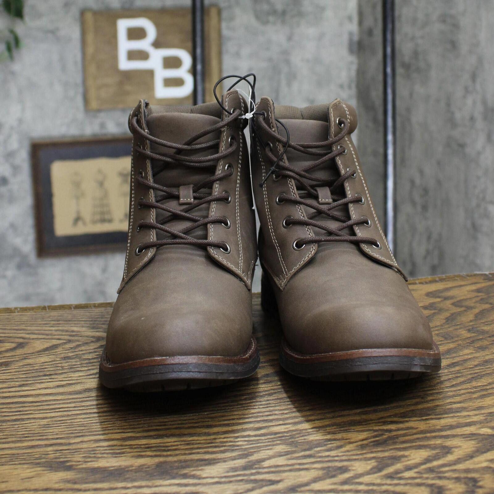 Designer NWT Goodfellow & Co Men's Combat Boots 88097729 Brown 7 7 M Size US 7 / EU 40 - 3 Thumbnail