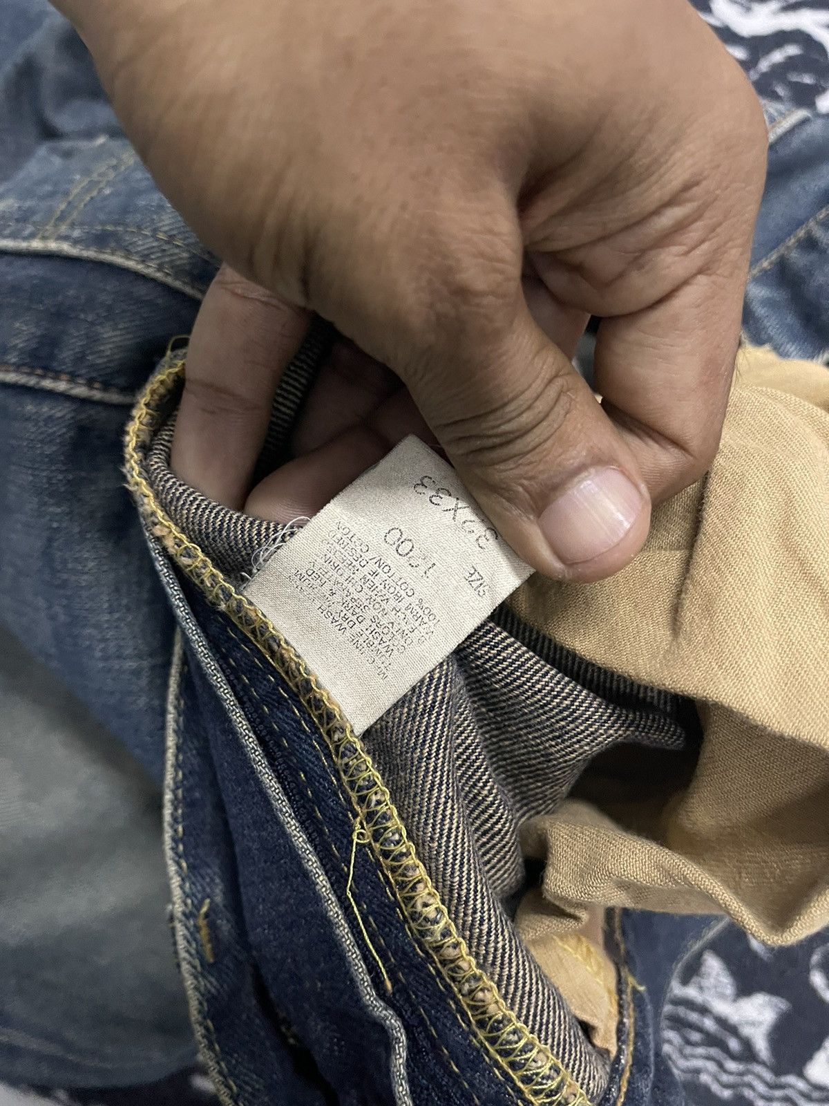 Lee 80s LEE RIDERS RARE ONESIDE SALVADGE DISTRESSED ON TALON ZIP Size US 31 - 12 Thumbnail