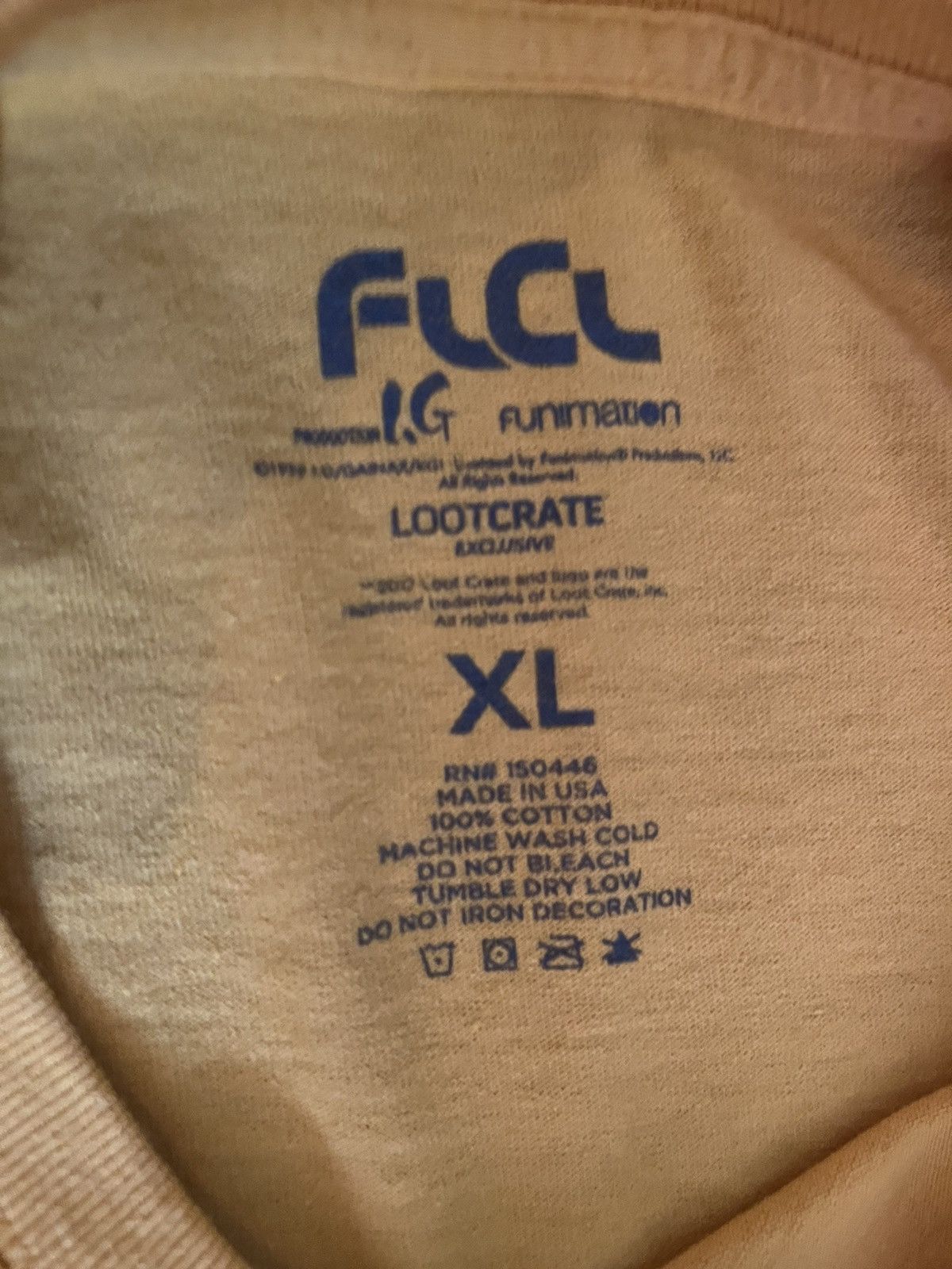 Anime × Cartoon Network × Japanese Brand Rare Anime FLCL Tee Sjort size XL Size US XL / EU 56 / 4 - 3 Thumbnail