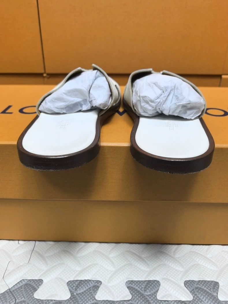 Hermes Hermes Men's White Sandals Size 40-2506 Size US 7.5 / EU 40-41 - 5 Thumbnail